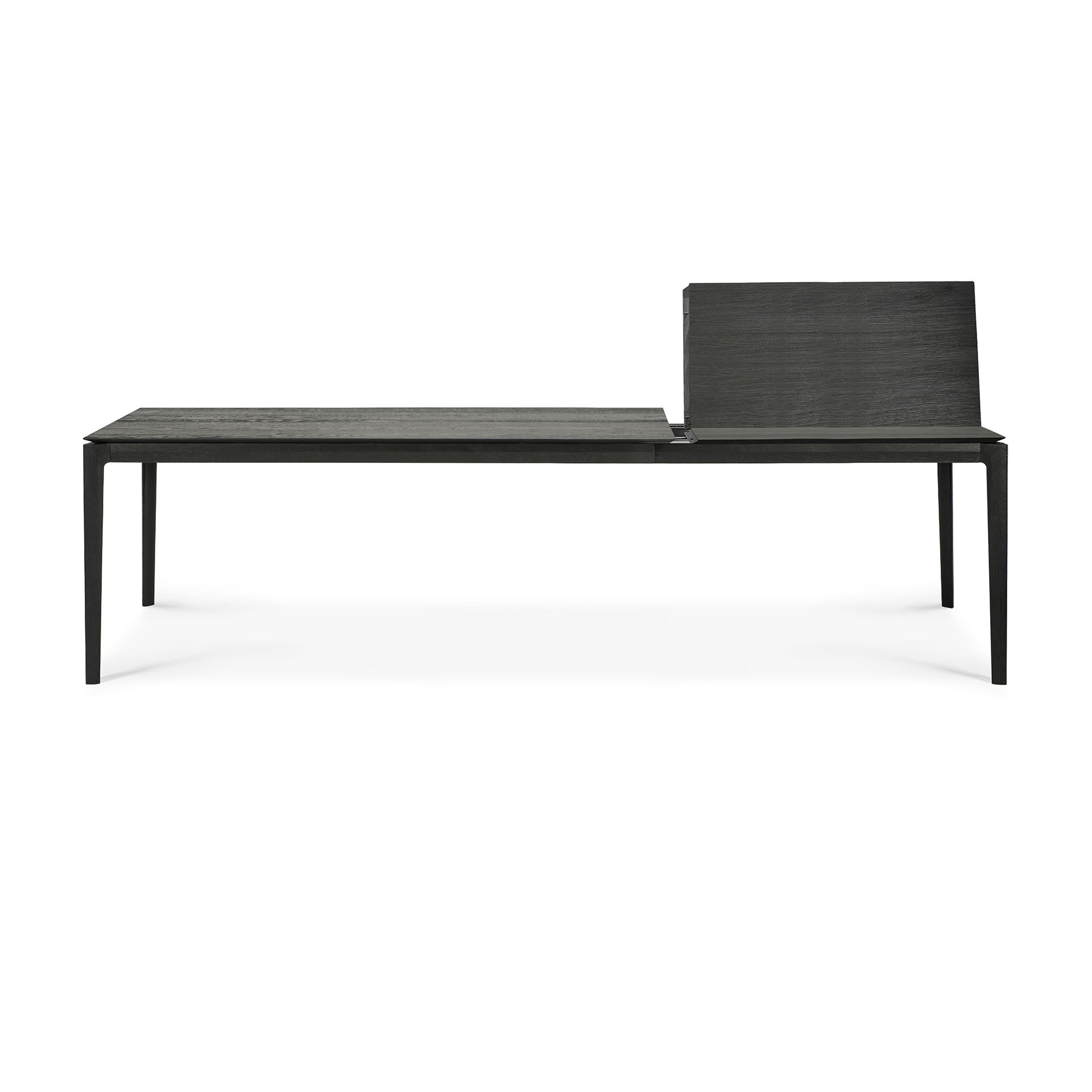 Uitschuifbare eettafel Bok zwart eiken 180/280 cm