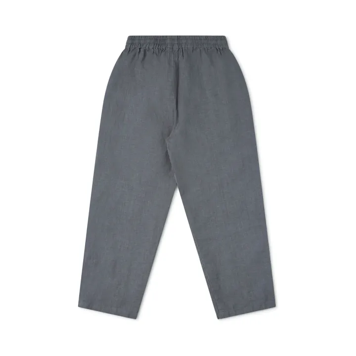 Matona Pantalon Lin | Bleu gris