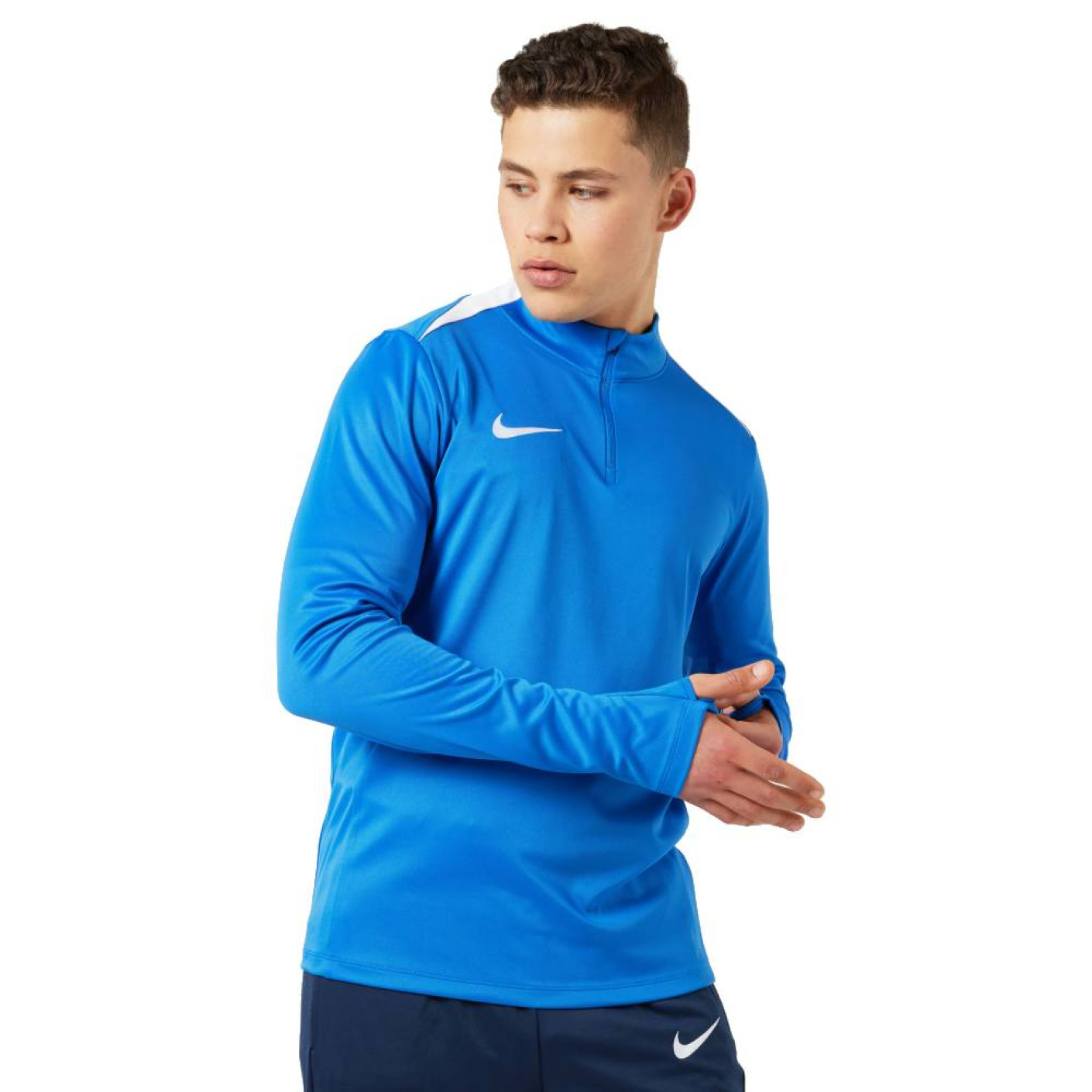 Nike Academy Pro 24 Trainingspak 1/4-Zip Blauw Wit