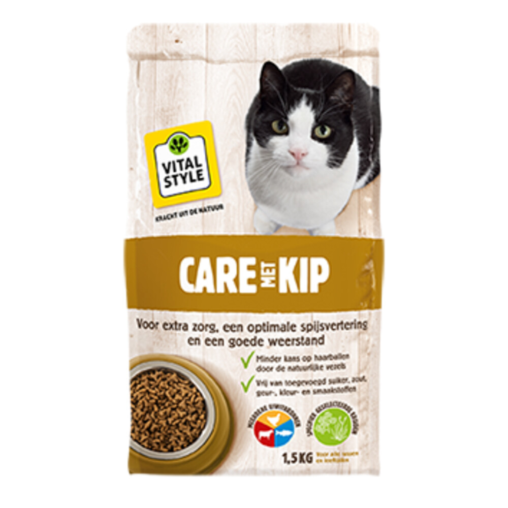VITALstyle Kattenvoer Care Kip 1,5 kg