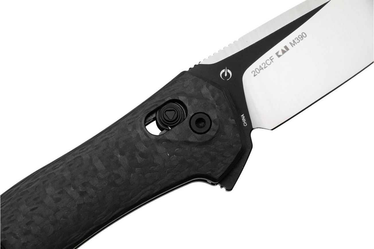 Kershaw Covalent 2042CF Two-Tone Black Böhler M390, Carbon Fiber zakmes