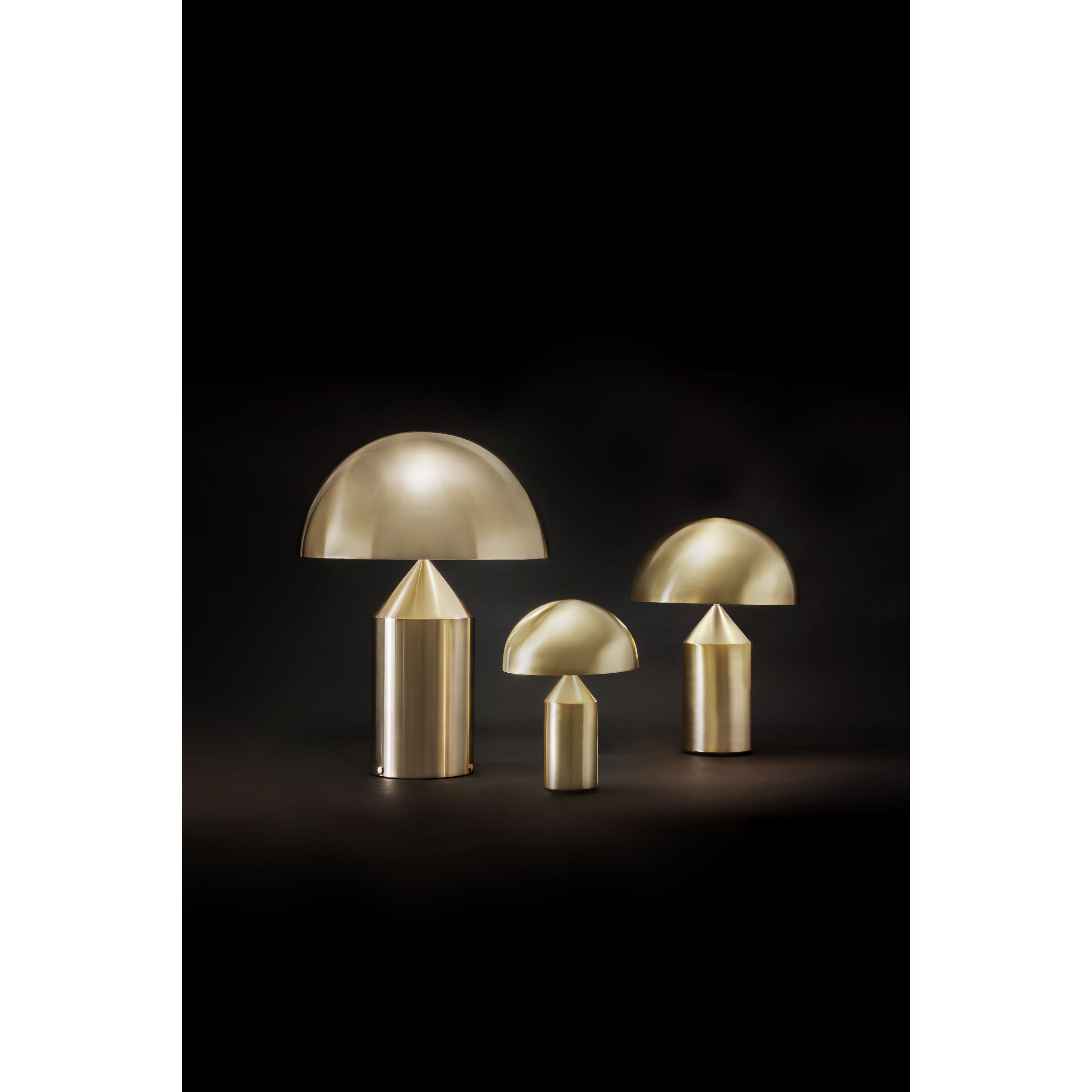 Oluce Atollo tafellamp H50 satijn brons