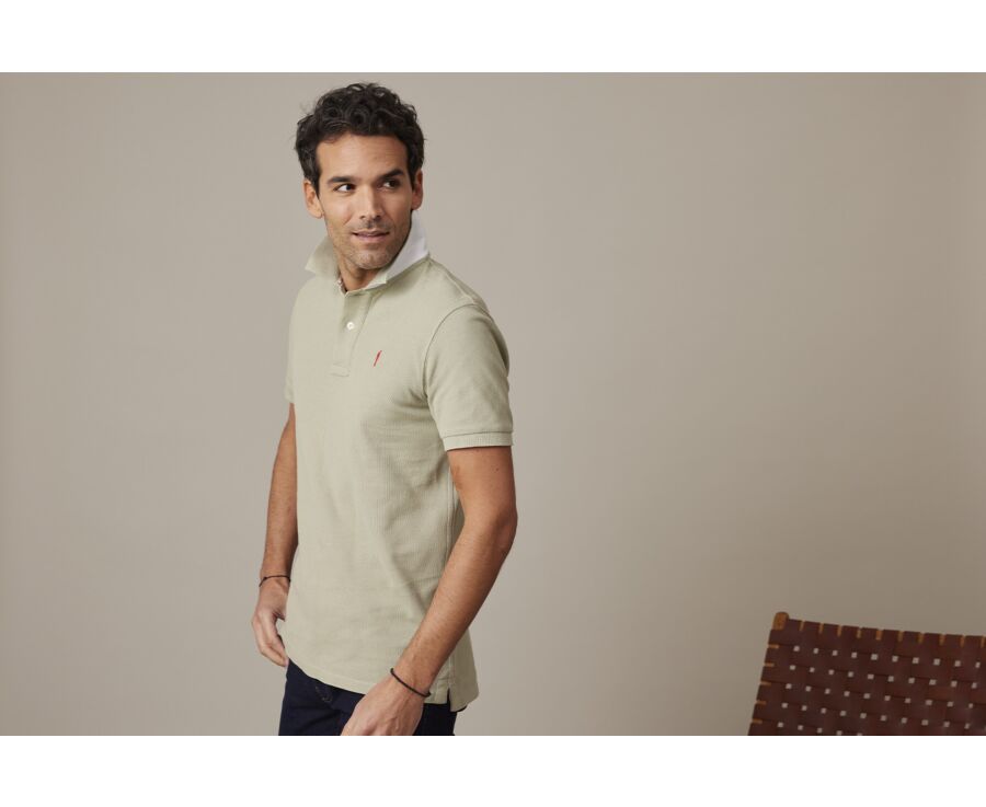 Polo homme Vert Tilleul - ANDY II