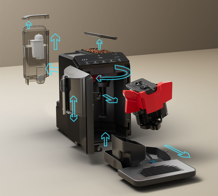 SIEMENS EQ300 - TF301E09 Noir - Garantie 3 ans Coloris:Noir