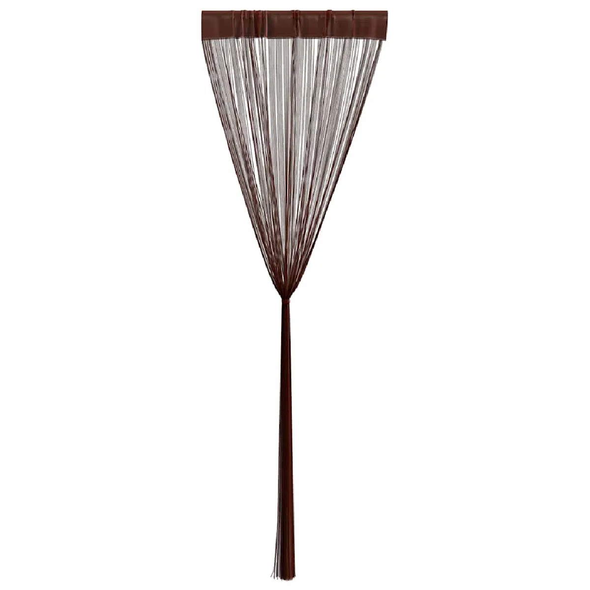 vidaXL Rideau en fils - Marron