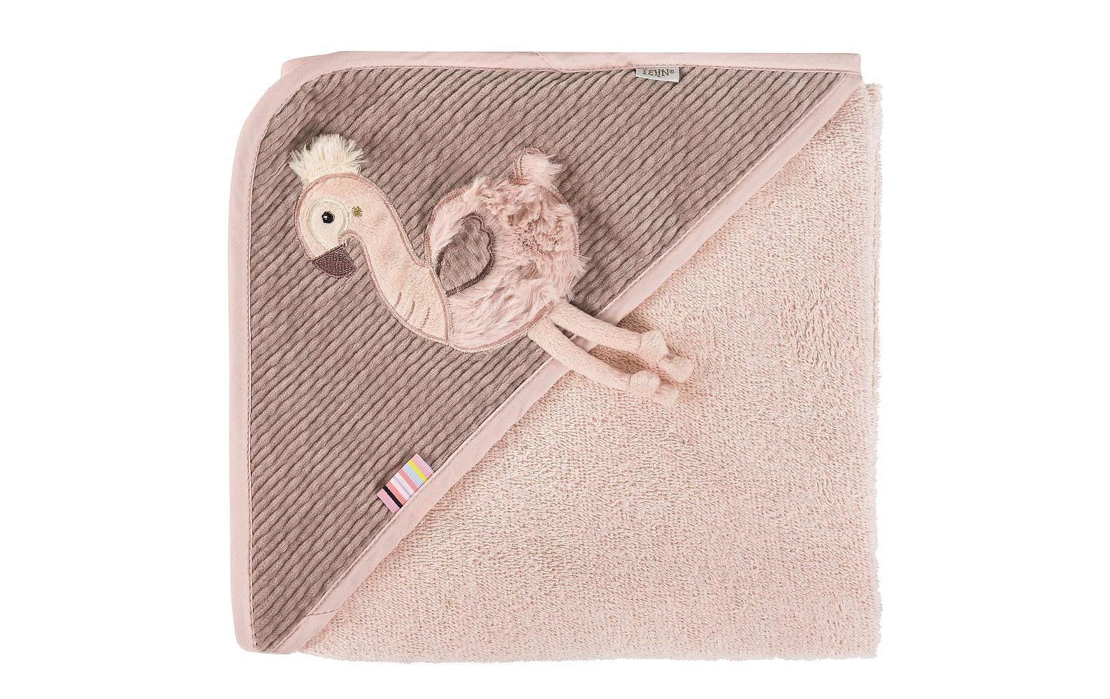 Fehn Kapuzenhandtuch »Flamingo«
