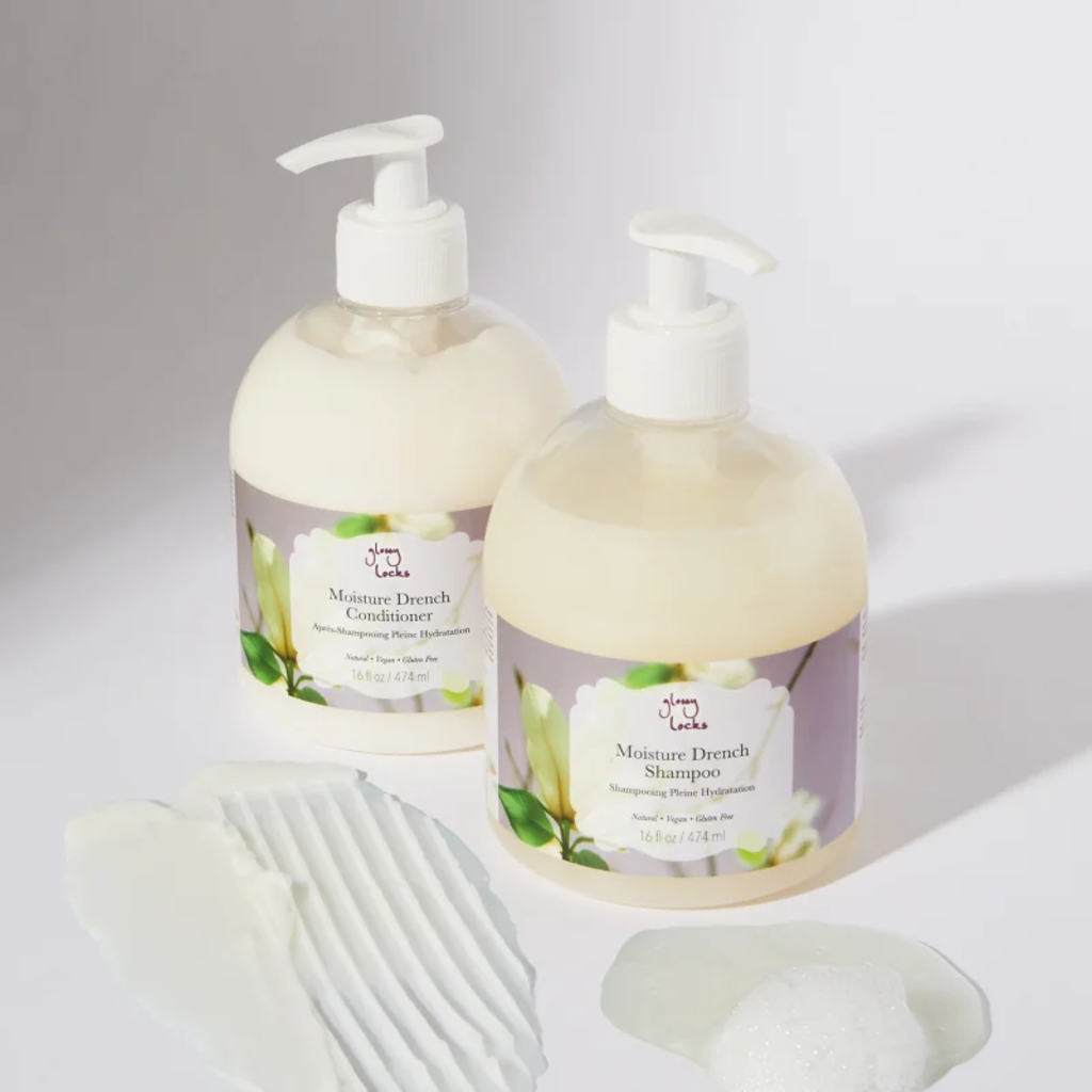 100% Pure  Glossy Locks - Moisture Drench Duo, 948 ml
