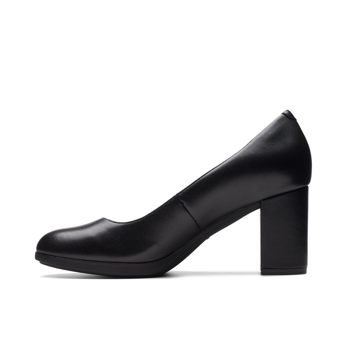 CLARKS-Bayla_skip-Talons hauts/Escarpins - Talon bloc - Noir