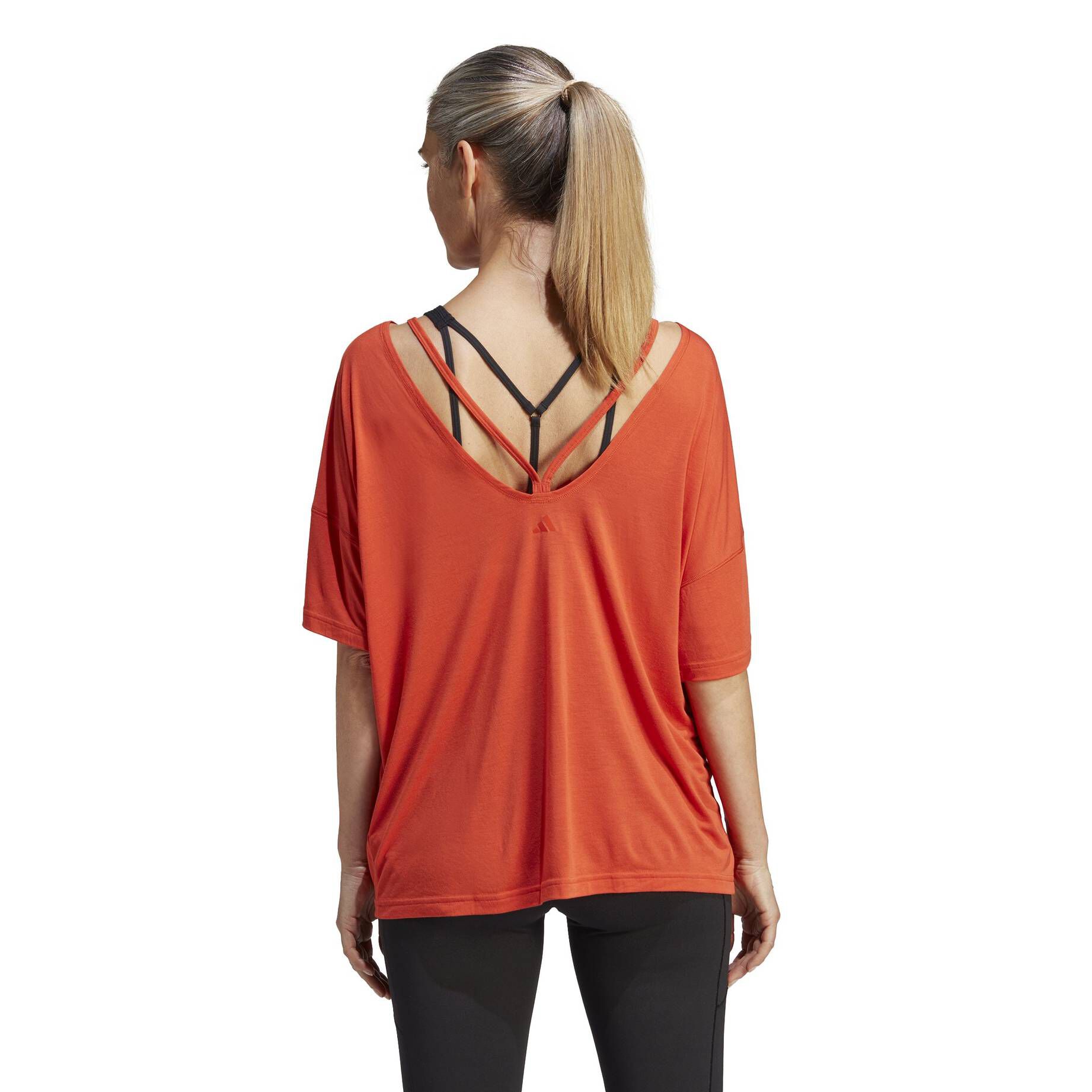 adidas Performance| Damen Trainingsshirt YOGA STUDIO Oversized Fit