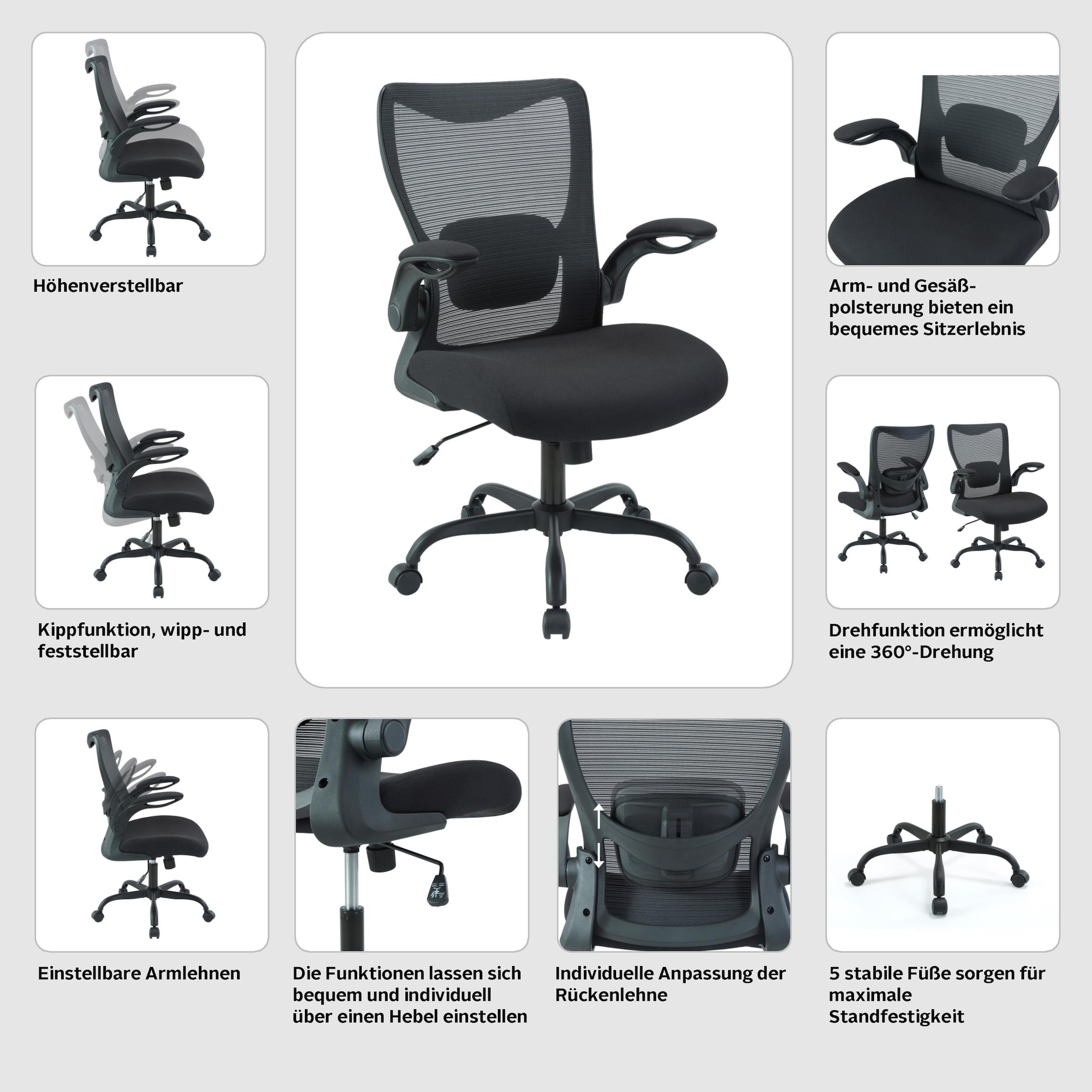 INOSIGN Bürostuhl »KEADY« () ergonomische Sitzhaltung, besonders atmungsaktiv
