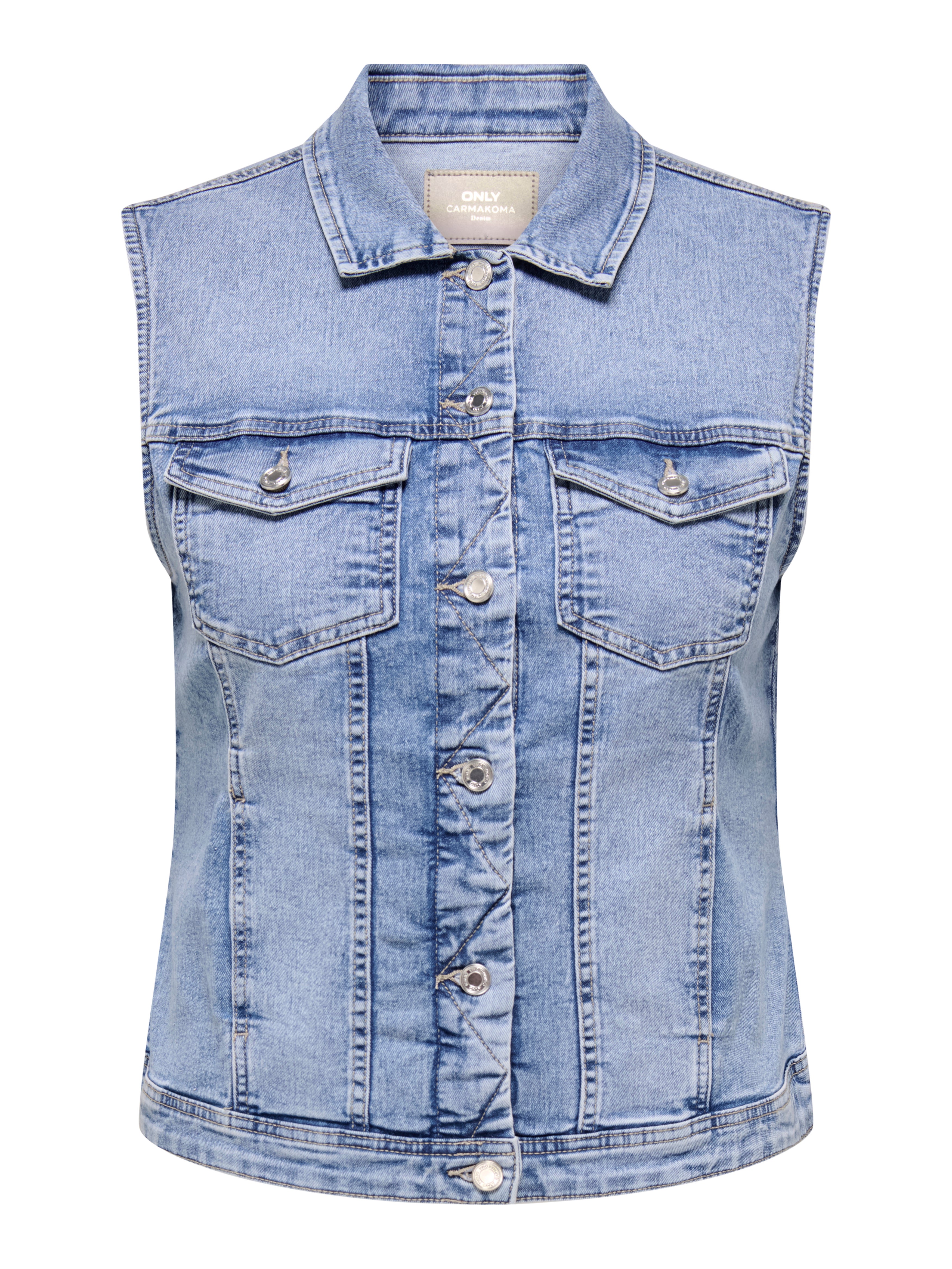 CARWESPA Jeansweste Light Blue Denim