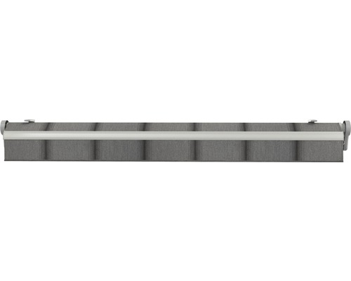 SOLUNA knikarmzonnescherm Trend 2,5x2 Stoffen design D419 Frame zilver geanodiseerd incl. zwengel