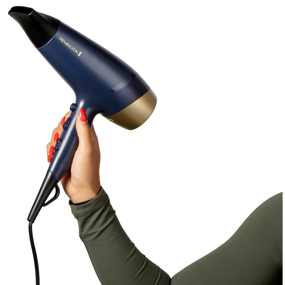 Remington Sapphire Luxe hårføner D5805 (blå og gull)