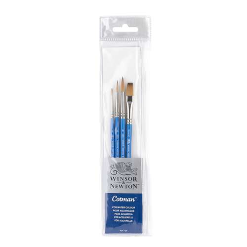 WINSOR & NEWTON Cotman™ Aquarellpinsel 4er-Set