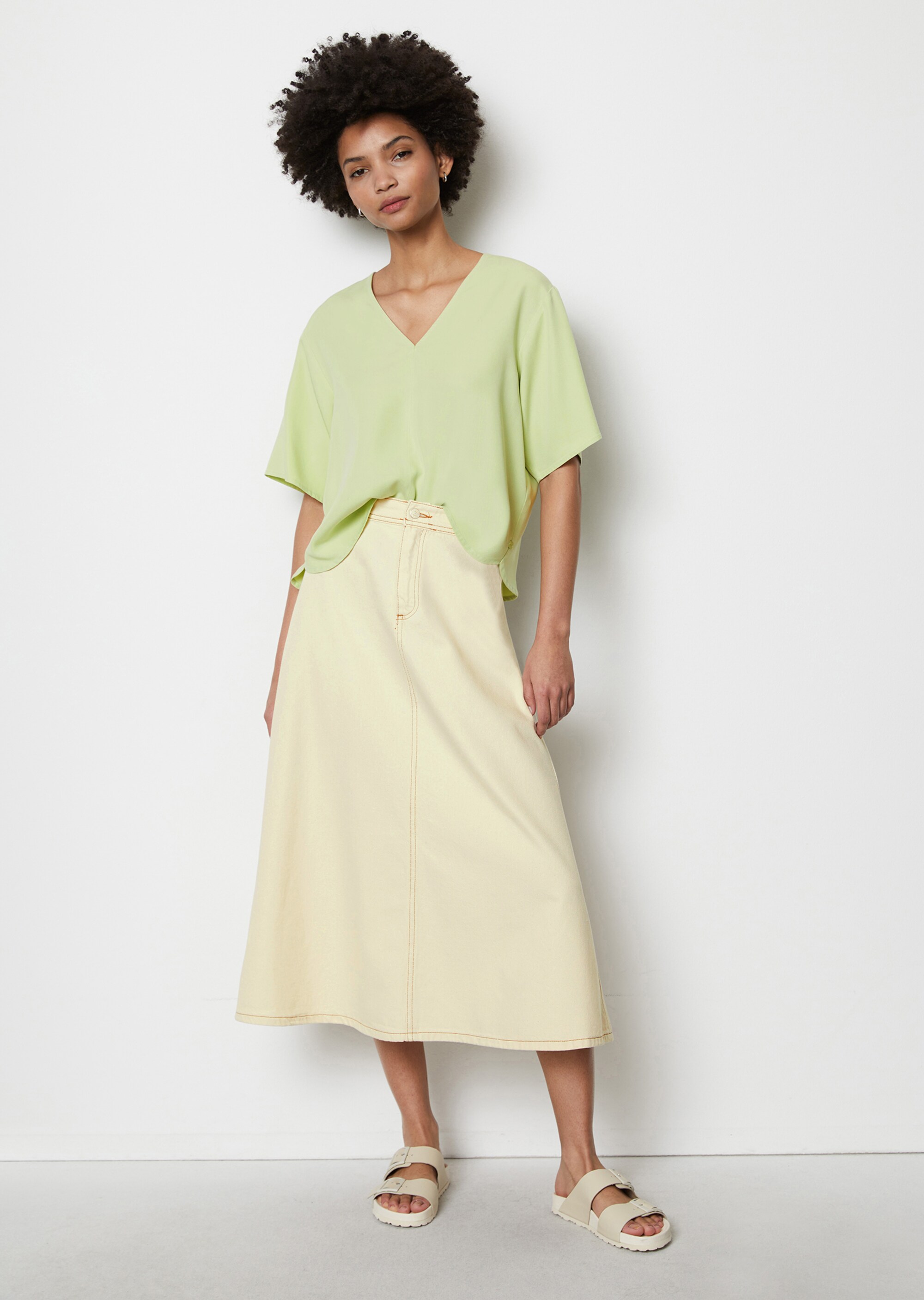 Blusenshirt regularmit Tencel™ Lyocell