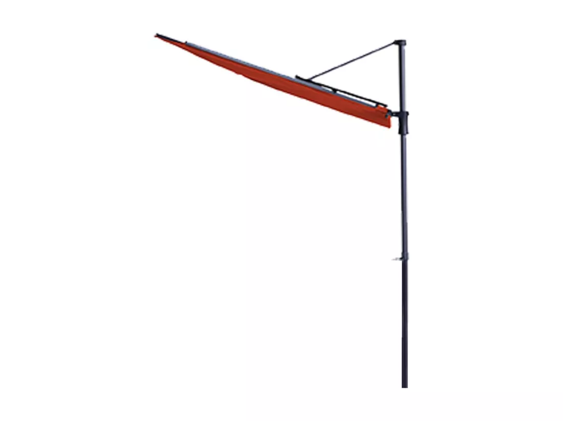 Parasol de balcon Sun Wave 270x150 cm Rouge brique