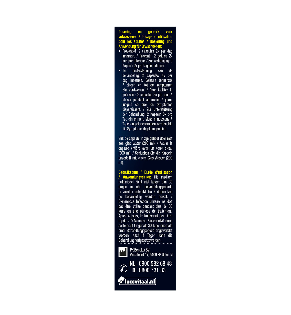 Lucovitaal Blaasontsteking (30 capsules)