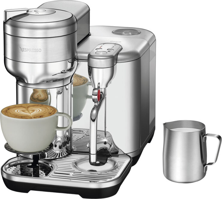 Nespresso The Vertuo Creatista Brushed Stainless Steel Grå