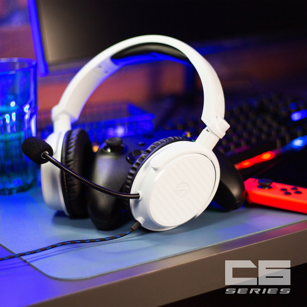 Stealth C6-100 Gaming-Headset für Xbox, PS4/PS5, Switch, PC & Mobilgeräte – Weiß & Blau