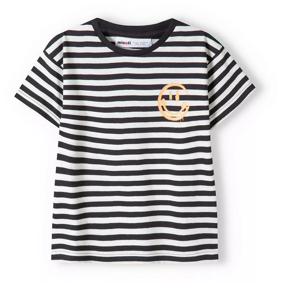 MINOTI 4er-Pack T-Shirts WeißOrangeSchwarzGrau