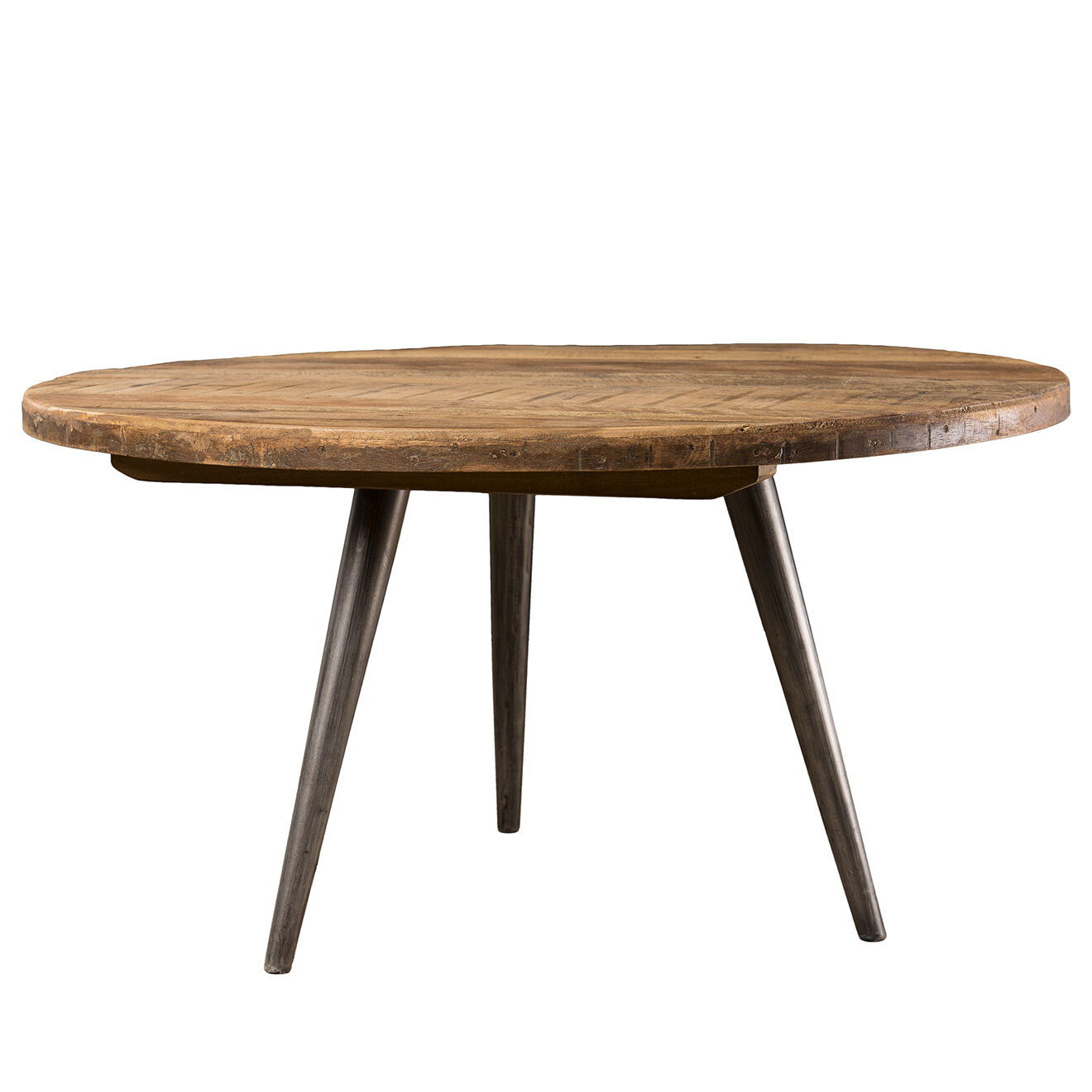 Macabane Table basse Sixtine teck - D.55xH.30 cm