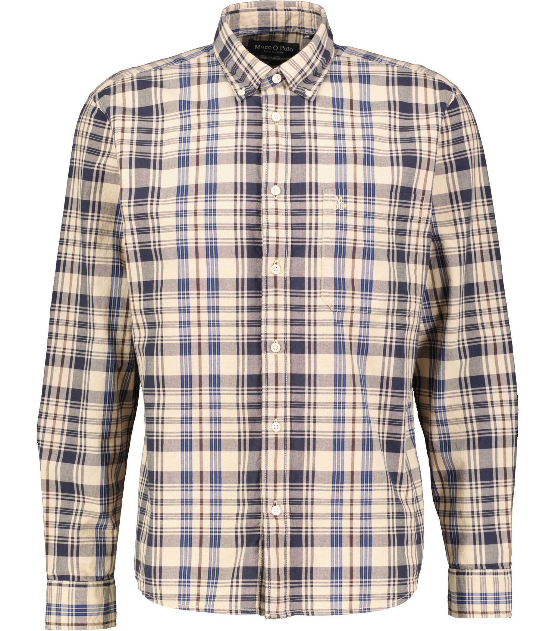 Marc O'Polo| Herren Hemd Langarm Regular Fit
