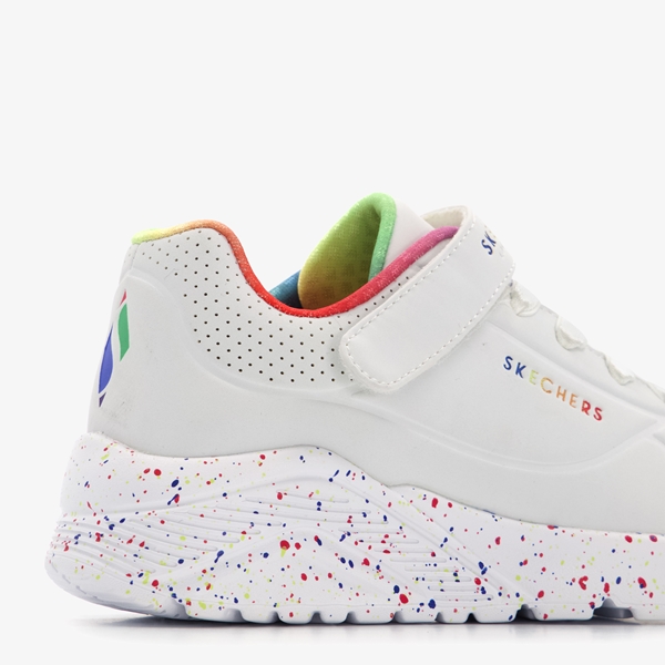 Skechers Uno Lite Rainbow Specks meisjes sneakers