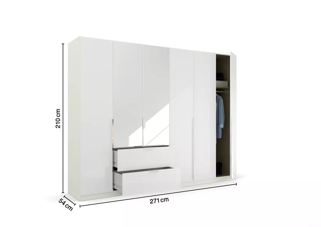 Kleiderschrank Ragona-Spin 271 x 229 cm