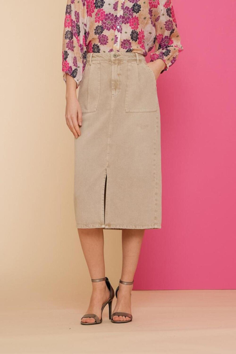 Geisha beige dames rok