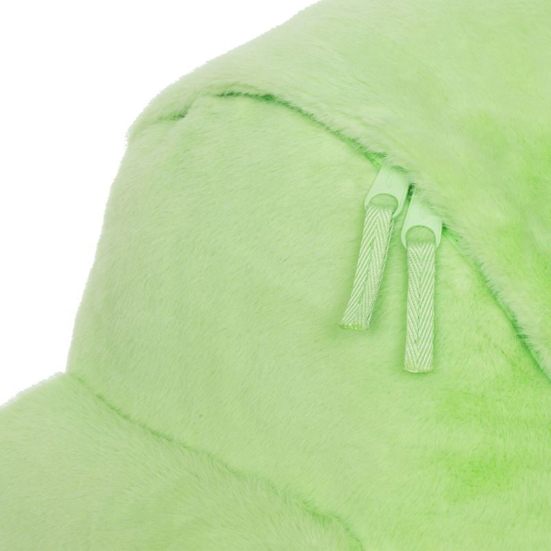Sac à dos Padded Pak'r 40 cm effet fourrure Fuzzy Green