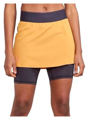 Jupe 2 en 1 Femme Craft Pro Hypervent Orange Noir