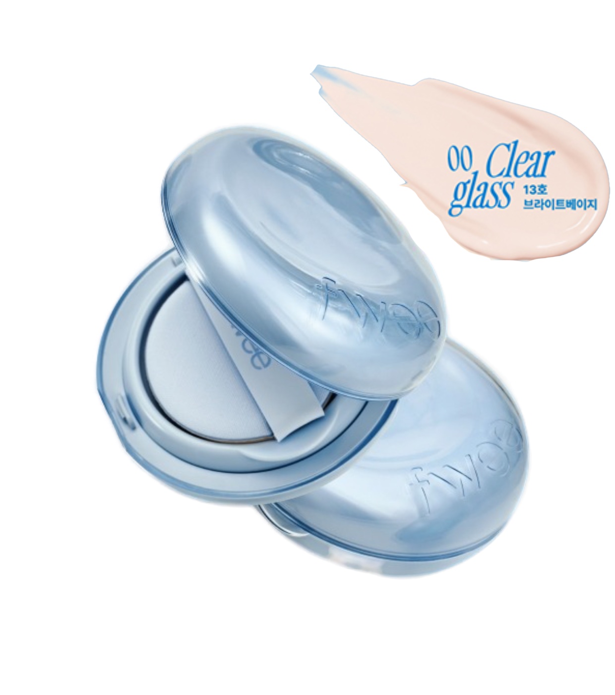 Fwee - Base de maquiagem em formato de almofada - 00: Clear Glass