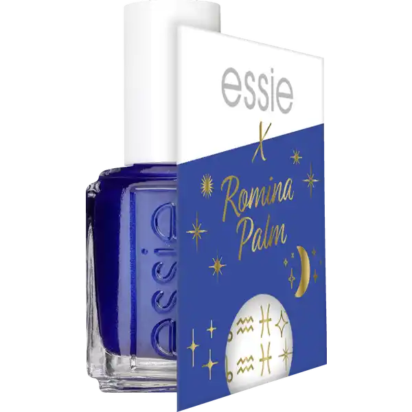 Nagellack Nr. 92 aruba blue mit astrologischem Nagelsticker-Set