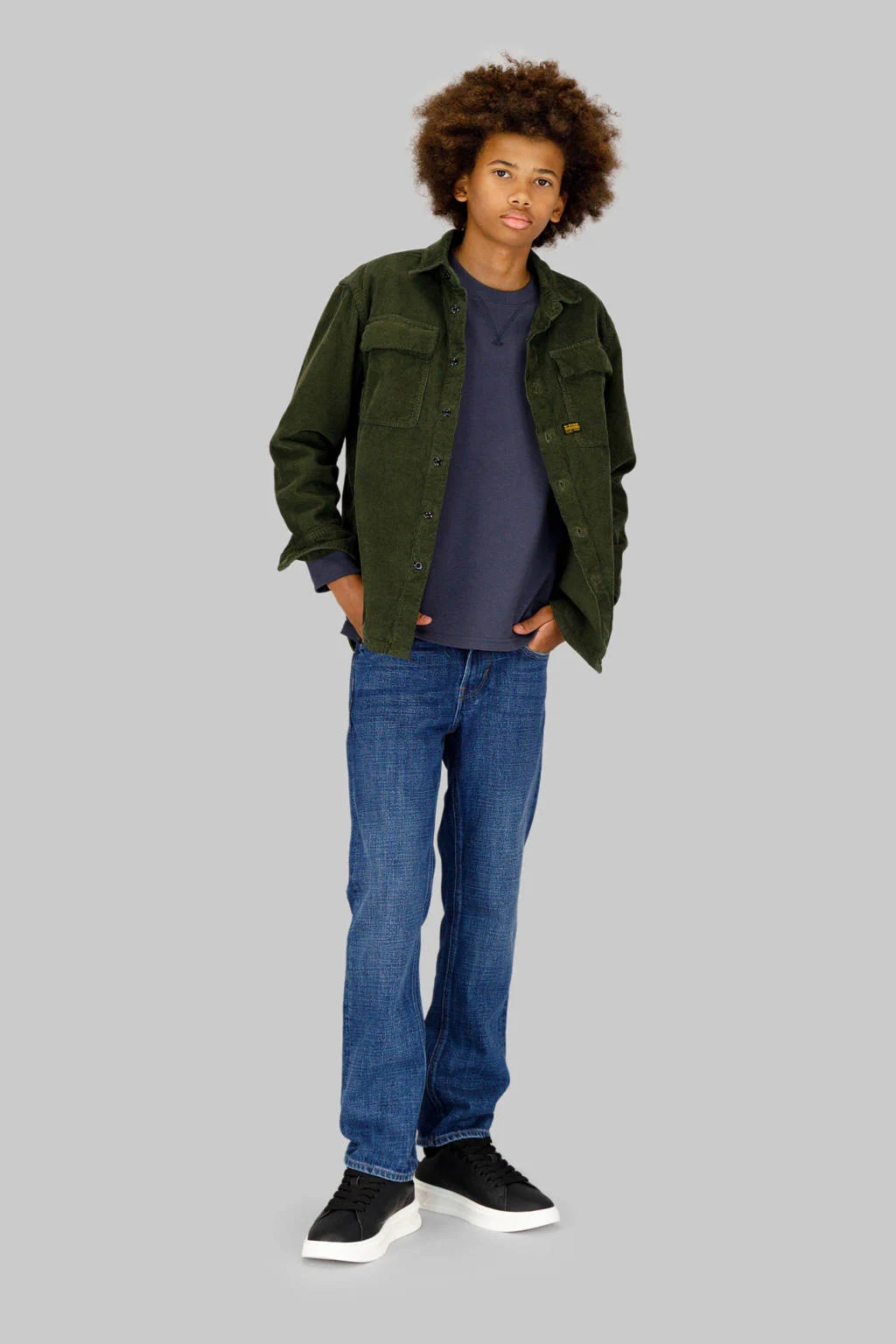 G-STAR straight leg jeans medium blue denim