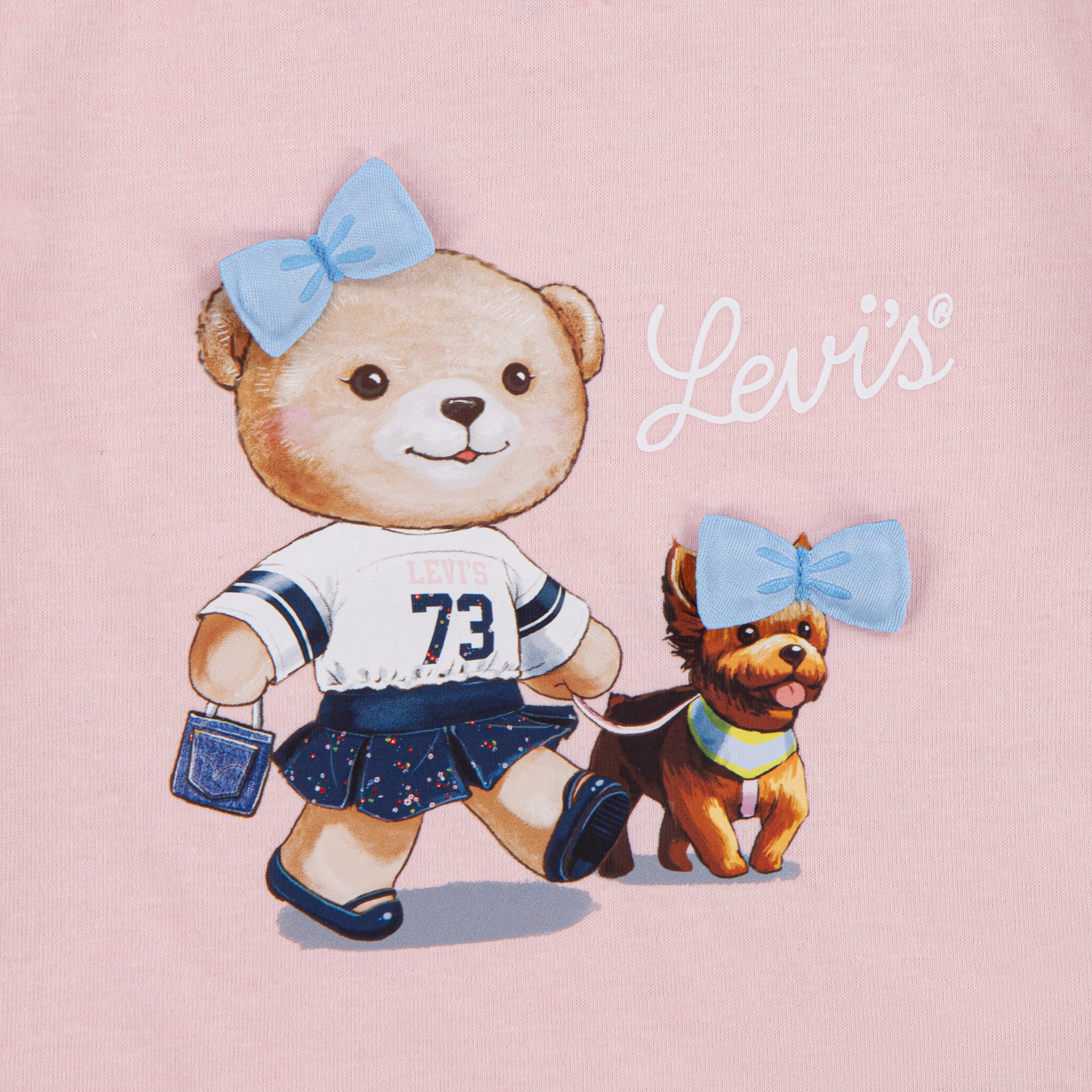 Levi's® Kids Shirt, Hose & Jäckchen »LVG JACKET TEE,WIDE JEANS«, 3 Stk. Trend Denim, for Girls