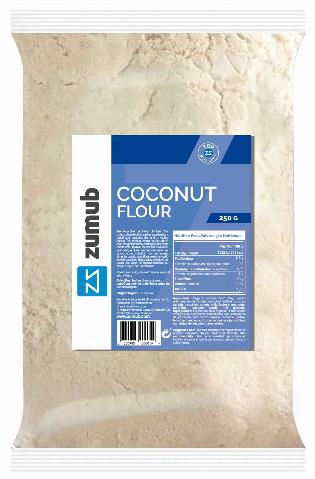 Farinha de coco Zumub 250g