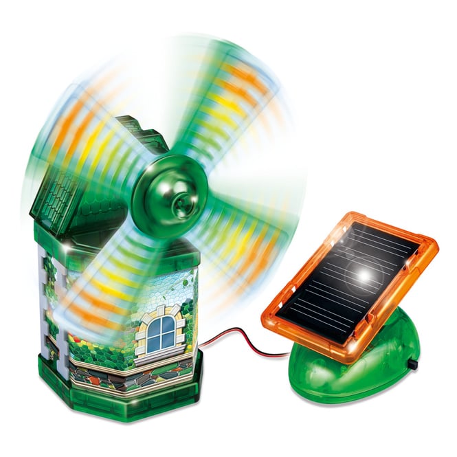 Woozle Goozle - Solarexperiment Windmühle - Experimentierbaukasten