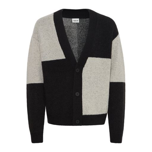 Solid Manning Cardigan, True Black, M