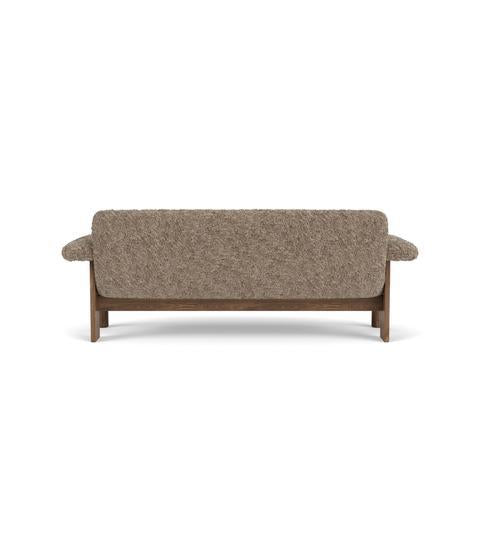 Audo Copenhagen Brasilia 2-zits bank walnoot Sheepskin Nature