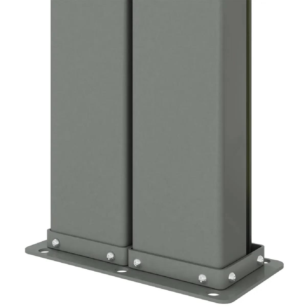 Helloshop26 Auvent latéral rétractable 200 x 1200 cm - Marron