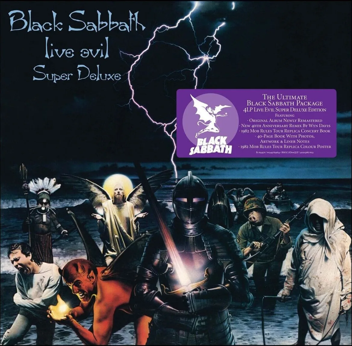 Black Sabbath - Live Evil (Édition Super Deluxe) (4 LP) Disques vinyle Pop Rock