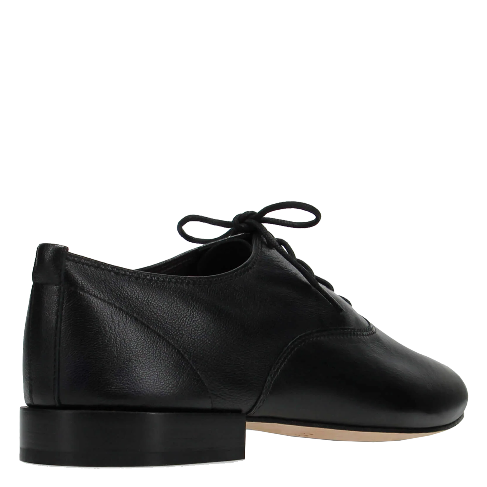 ZIZI - Derbies à petit talon en cuir | Noir