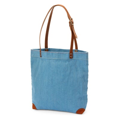 Handtasche Segeltuch, Hellblau