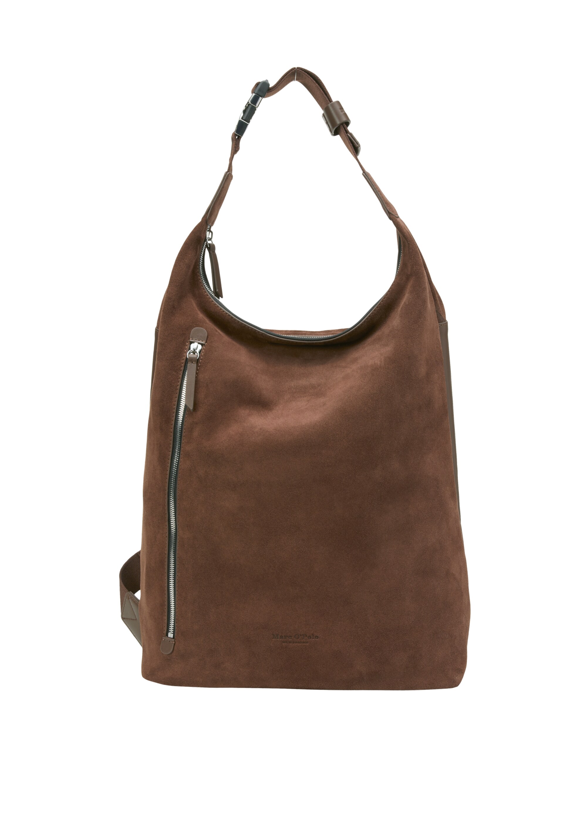 2in1 Rucksack aus aus softem Veloursleder