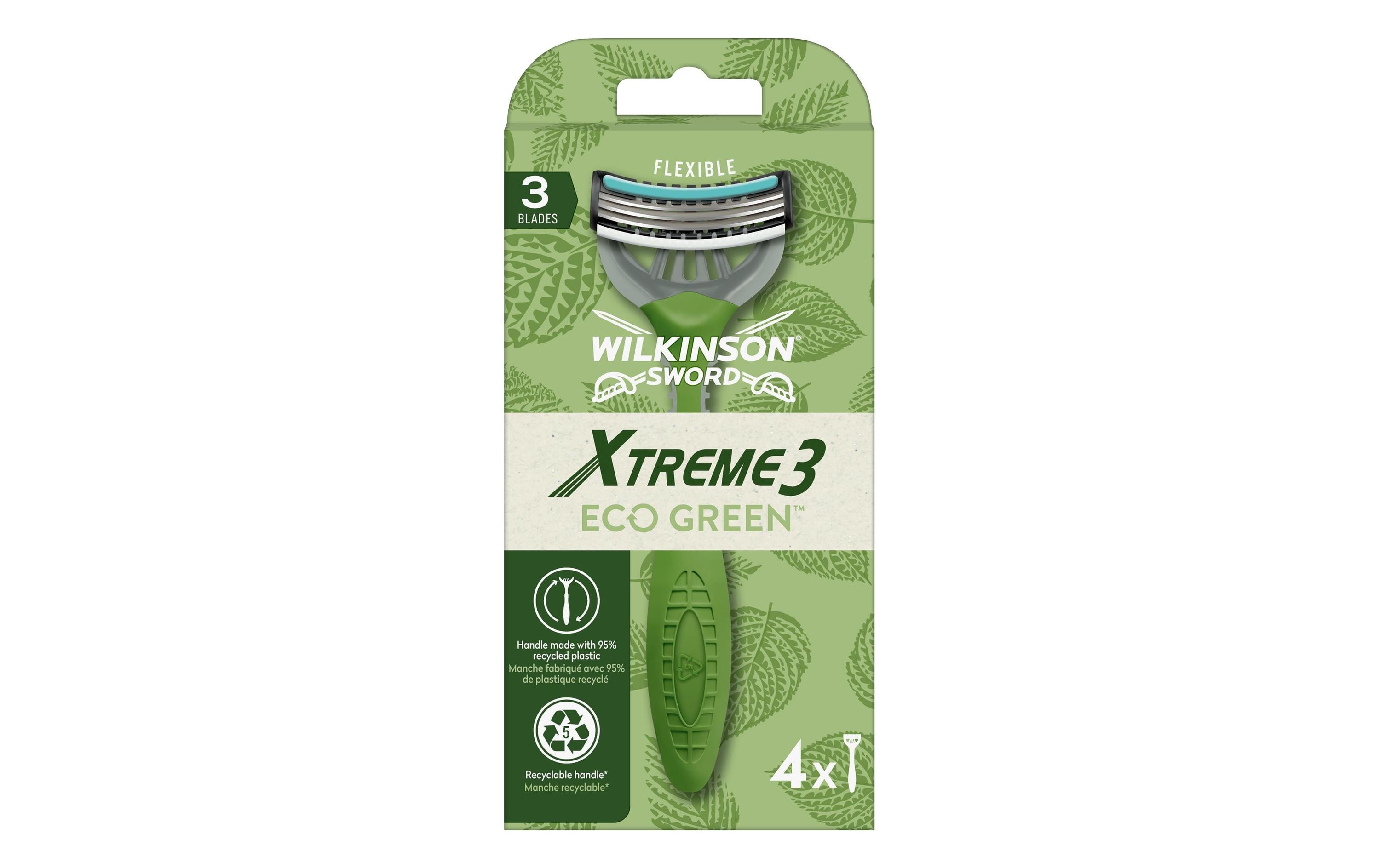 Xtreme Sensetive Rasierer 4 StückEinwegrasierer für Herren mit flexiblen Klingen
