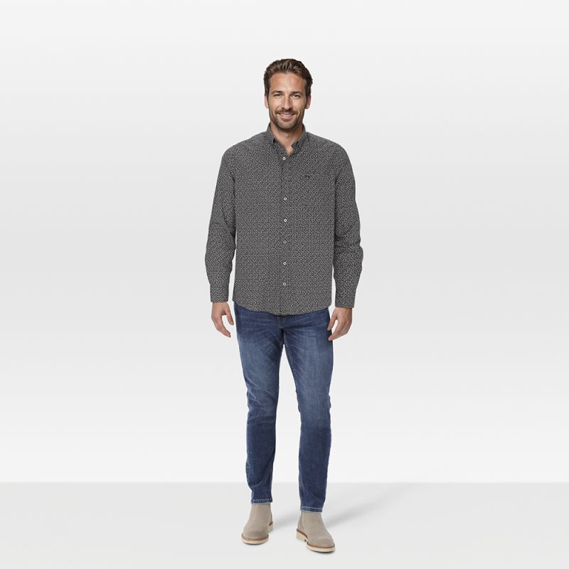 Veleste Timmy - Overhemd - Zwart - 2XL