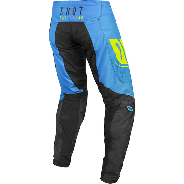 Shot - Pantalon Aerolite Alpha Noir / Bleu / Jaune