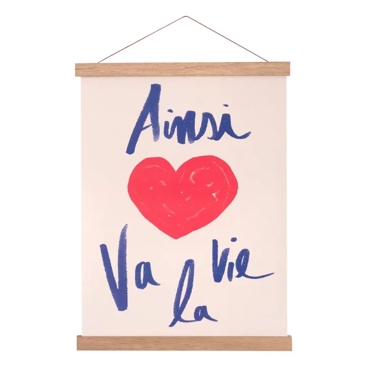 Mathilde Cabanas Porte-affiche magnétique en bois 31cm | Bois clair