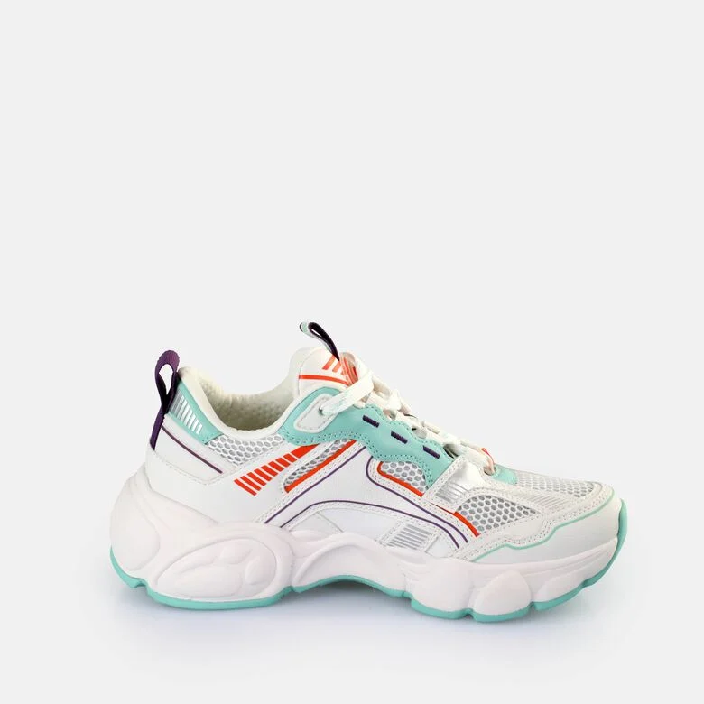 CLD Run Jog Baskets basses véganes, blancmenthecorail