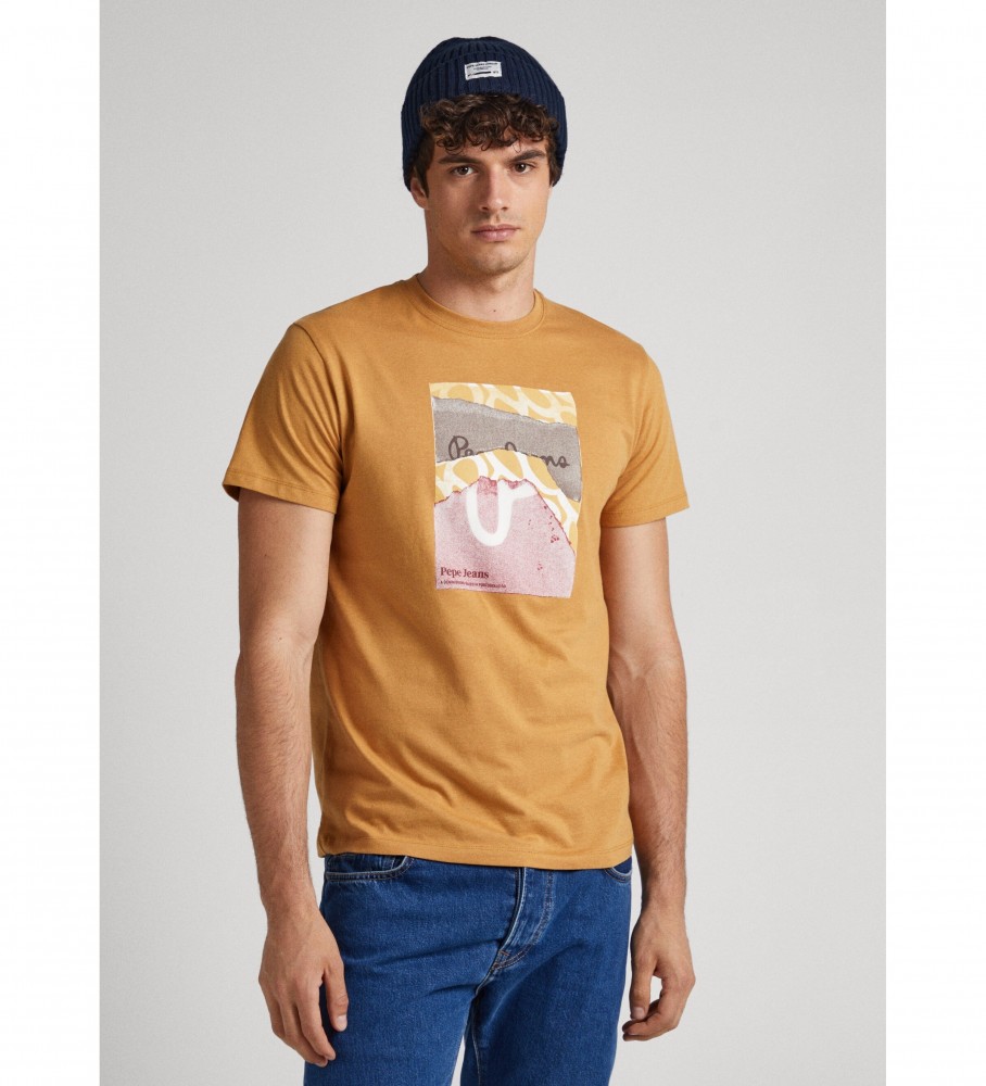 Camiseta amarela Pepe Jeans Kenelm